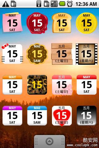 日历小工具:Calendar Widget 2